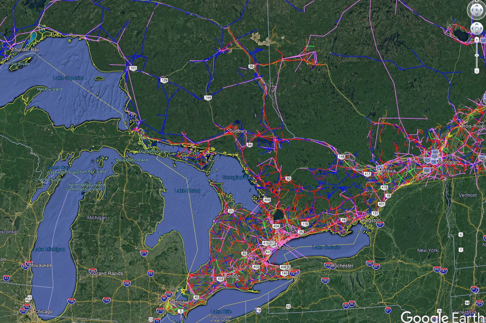 Map of Ontario